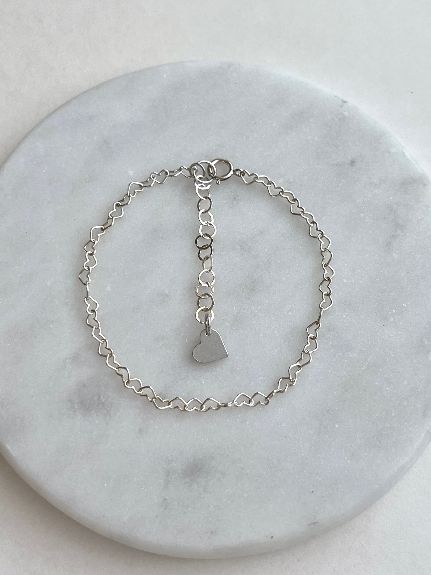 Heart to Heart Bracelet (Silver)