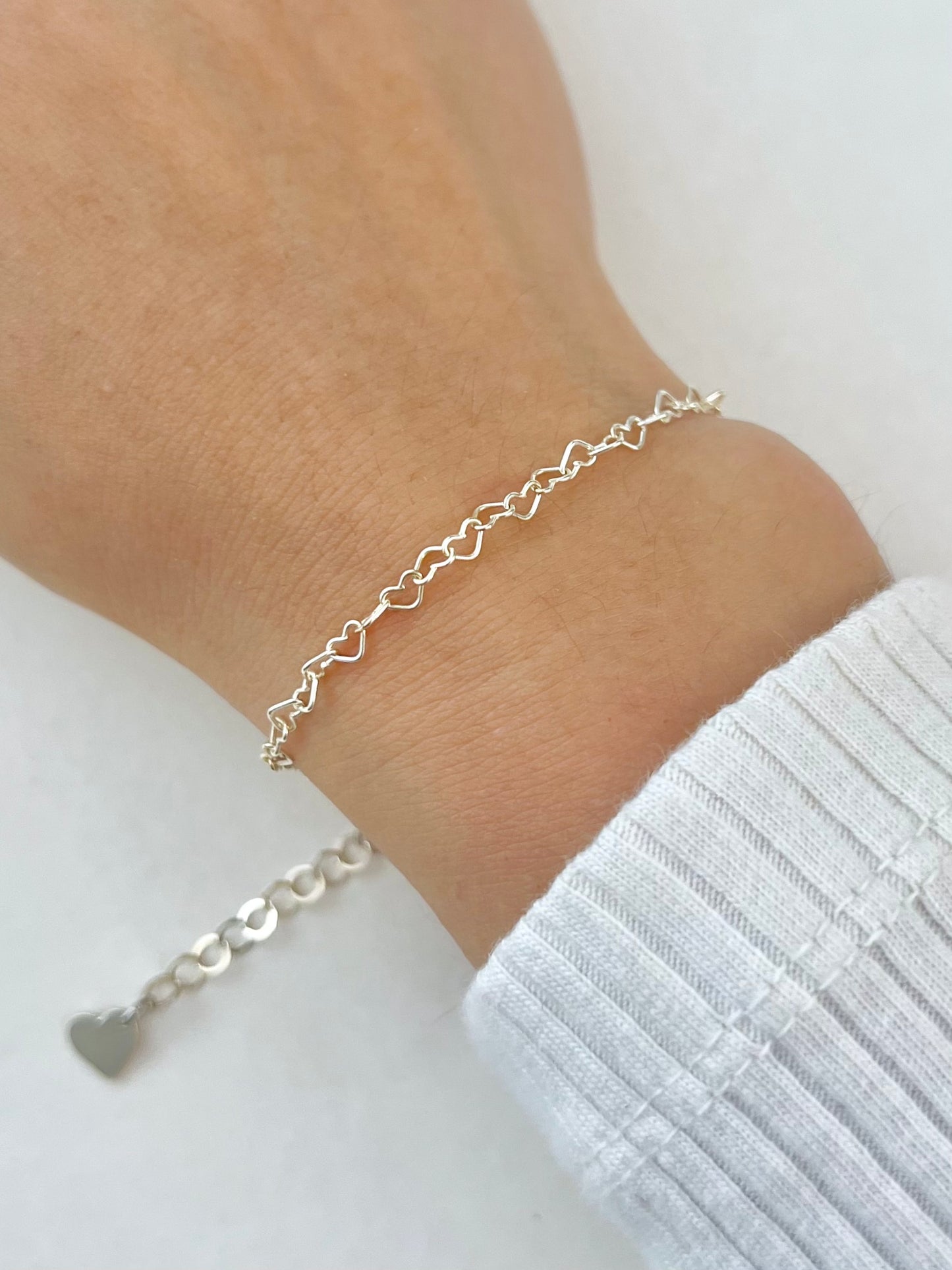 Heart to Heart Bracelet (Silver)