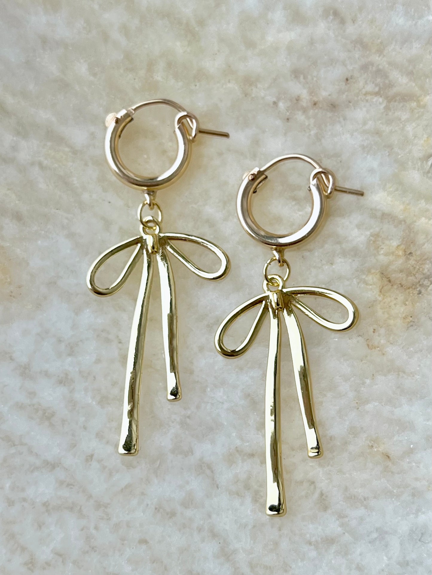 Bow Charm Earrings