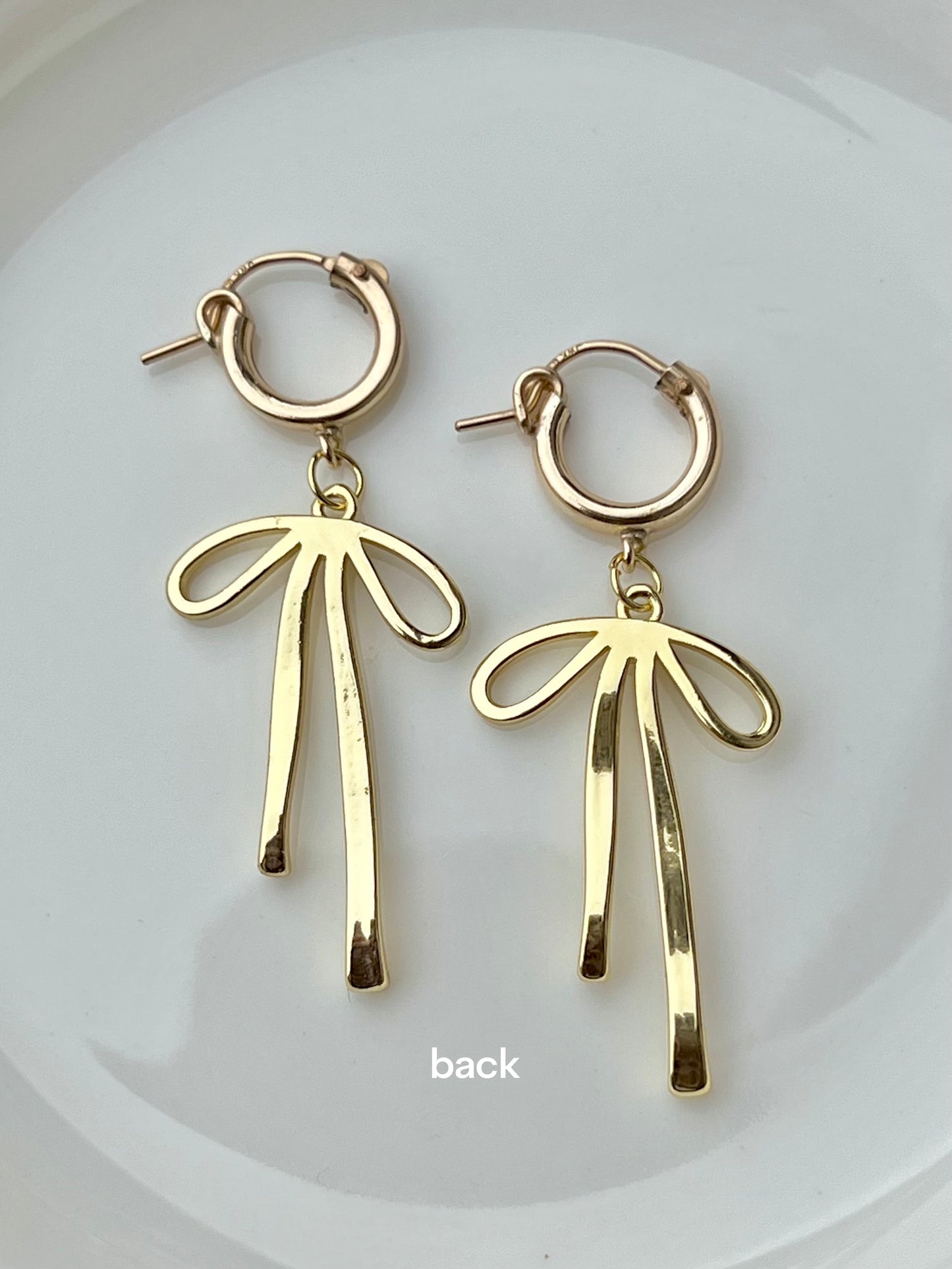 Bow Charm Earrings
