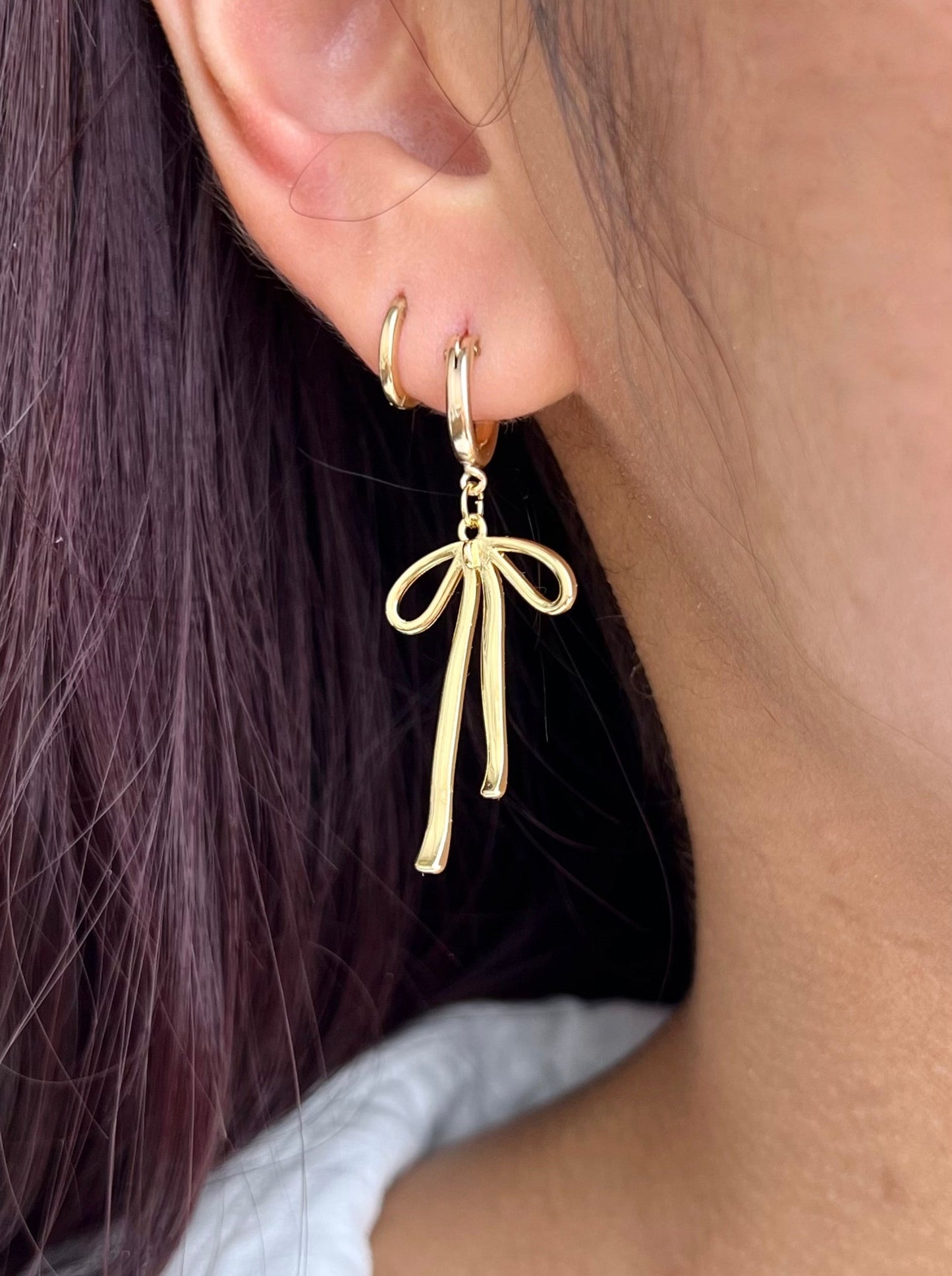 Bow Charm Earrings