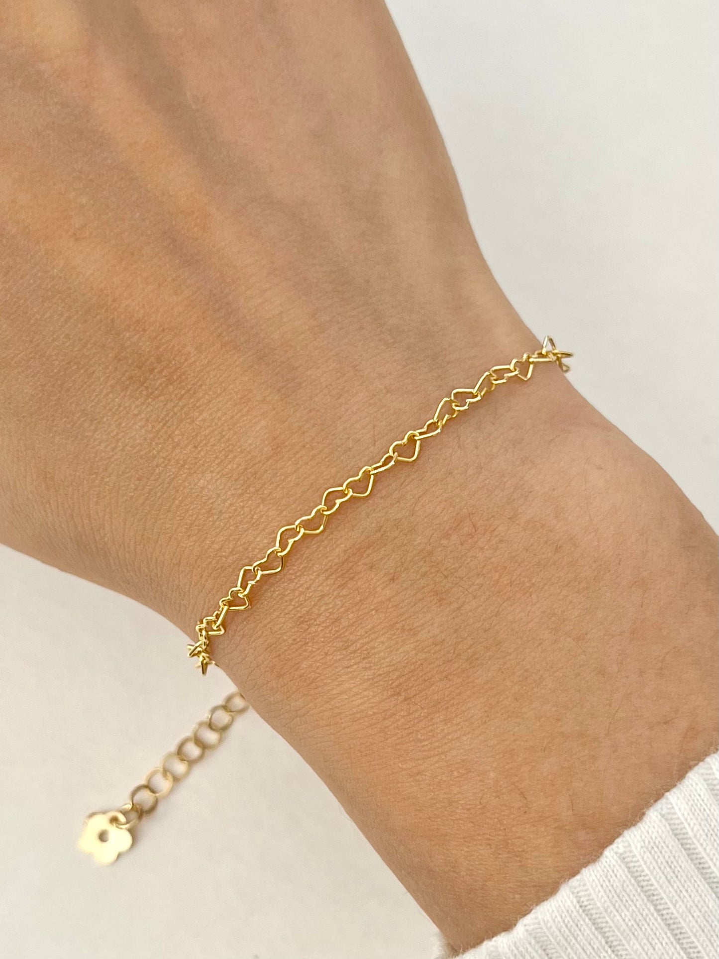 Heart to Heart Bracelet (Gold)