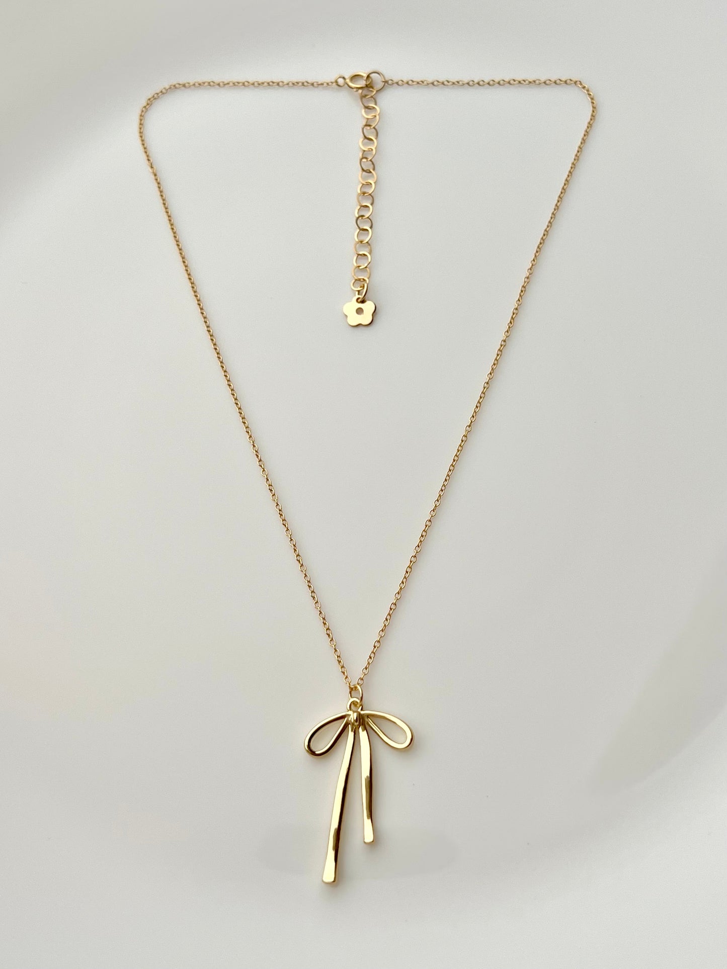 Bow Charm Necklace