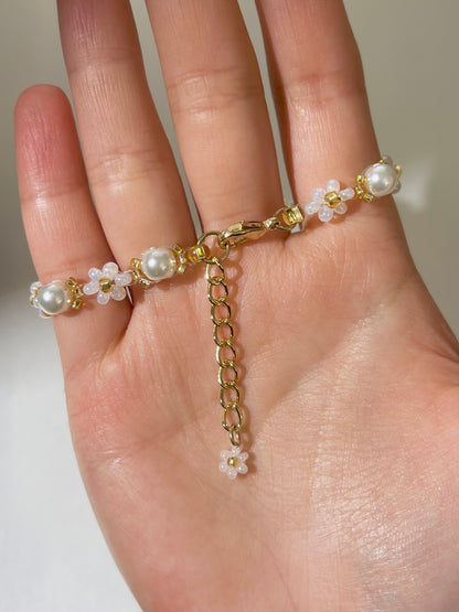 Pearl Lotus Bracelet